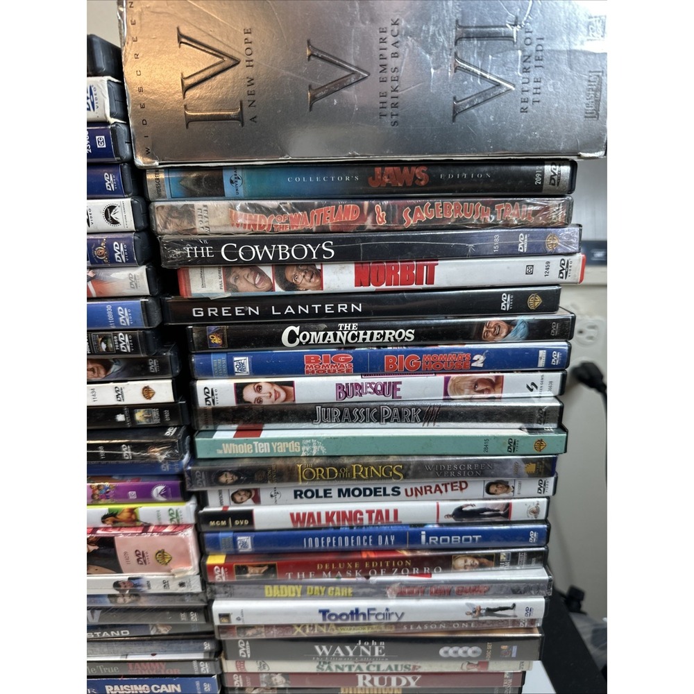 Huge DVD Movie Lot 108 Assorted Movies All Genres - Seasons - Some Sealed - Picture 2 of 9